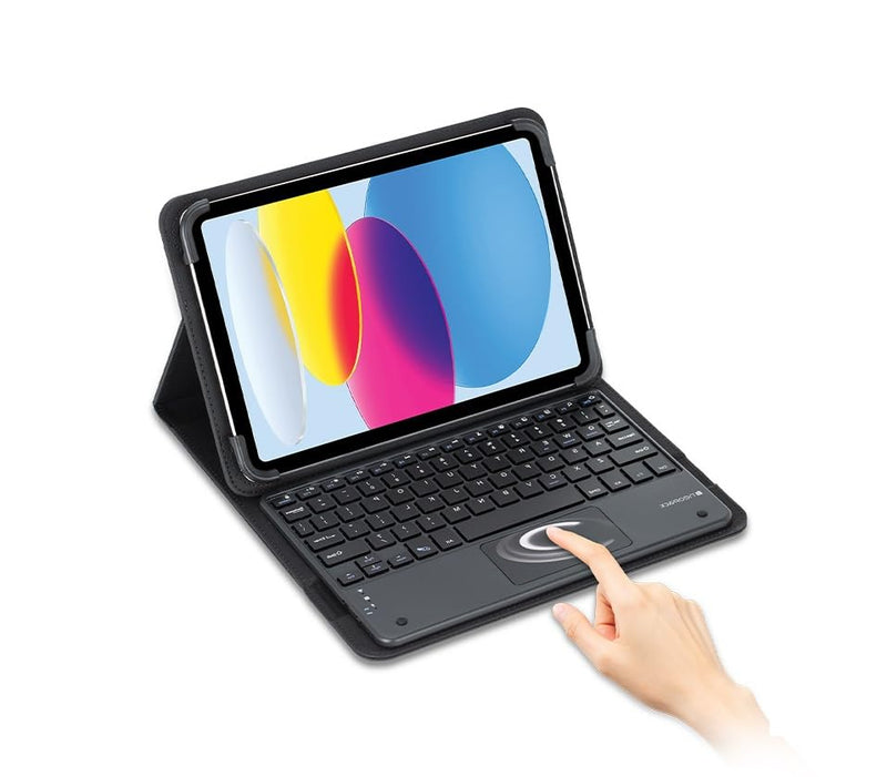 Black Neopack universal keyboard case by Bhagwati with padded interior and secure zipper closure.