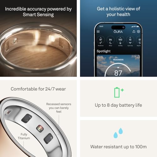 Oura Ring 4 – Smart Ring for Sleep, Heart Rate & Activity Tracking
