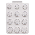 Oura Ring 4 Sizing Kit with white sample rings in sizes 4 to 15