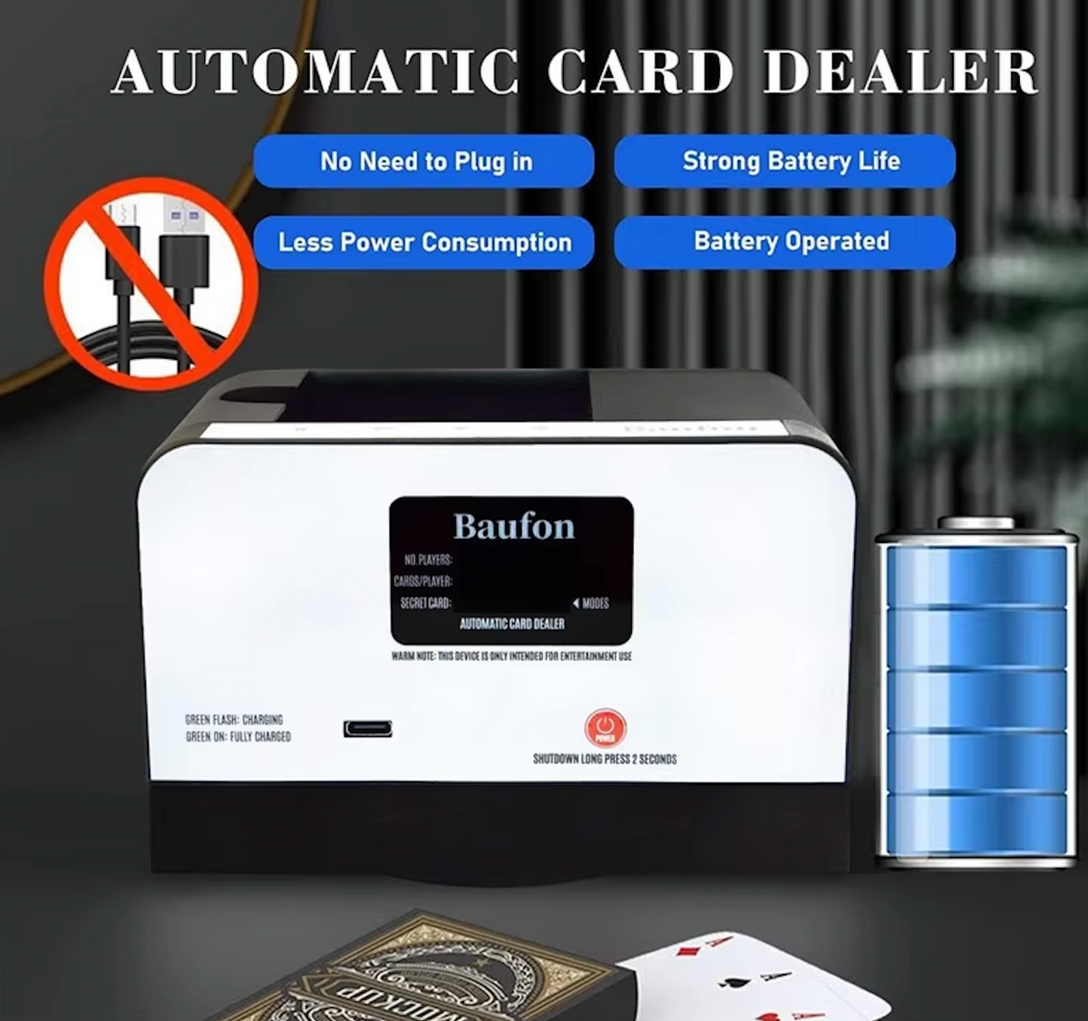 Baufon Automatic Card Dealer - Bhagwati
