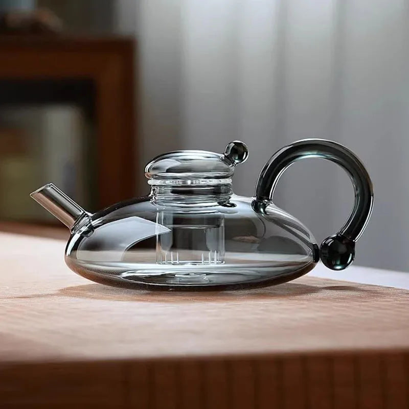 Borosilicate Glass Kettle with Smart Electric Heating Base - Bhagwati