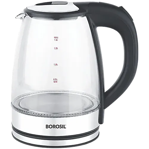 BOROSIL 0.6L 1350W COOLTOUCH MULTIPURPOSE ELECTRIC KETTLE