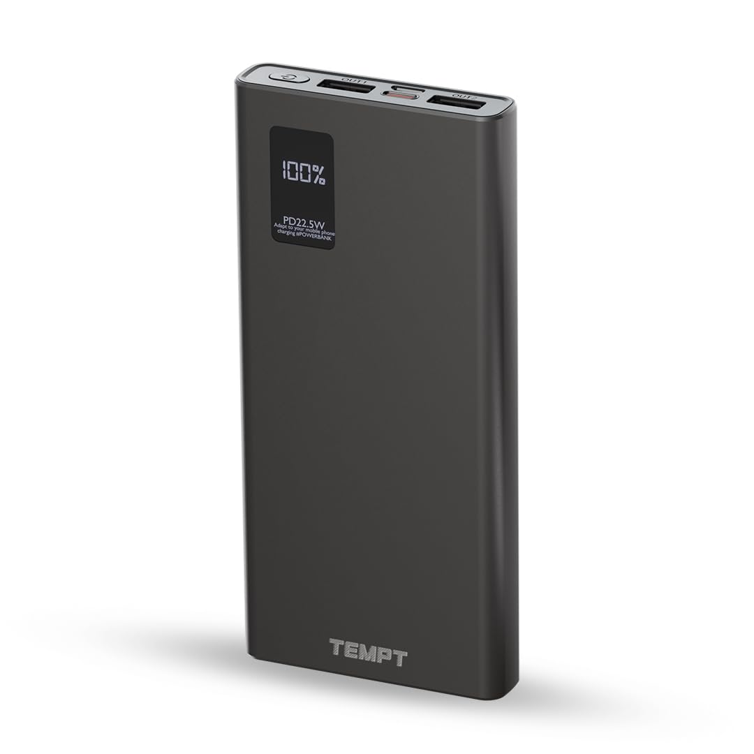 Tempt Newly Launched Booster Pro 10k 22.5W Power Bank