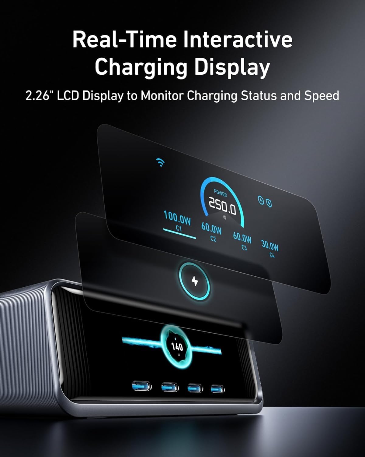 Anker Prime 250W 6-Port Desktop Charging Station