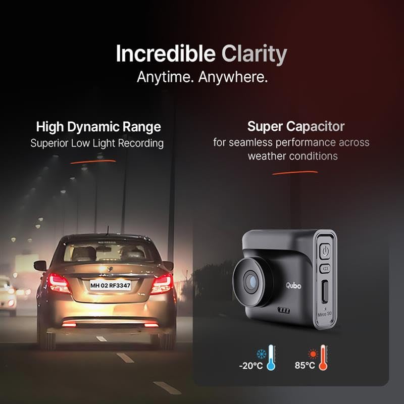 QUBO CAR DASH CAMERA PRO 3K FROM HERO GROUP