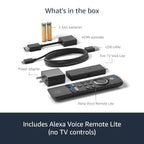 AMAZON FIRE TV STICK LITE WITH ALL-NEW ALEXA VOICE REMOTE LITE (NO TV CONTROLS)