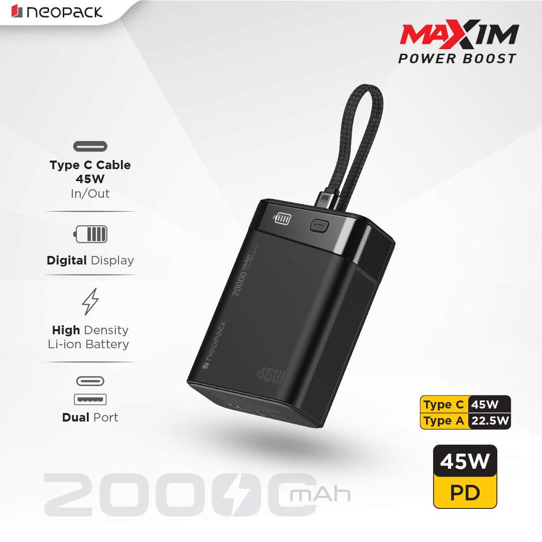Neopack Maxim Power Bank 20000 mAH