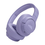 JBL Tune 770NC wireless over-ear ANC headphones with black ear cups and headband, featuring built-in controls and plush cushioning.