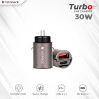 NEOPACK 66W DUAL PORT QC TURBO CAR CHARGER