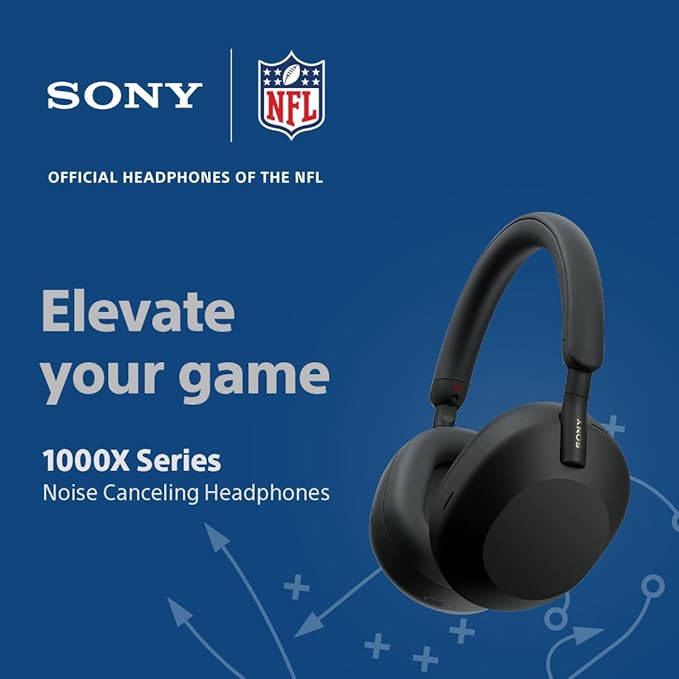 SONY NEW WH-1000XM5 BEST ACTIVE NOISE CANCELLING WIRELESS BLUETOOTH OVER EAR HEADPHONES