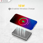 NEOPACK RAPID MAGSAFE POWER BANK 10000 MAH QI2 FAST CHARGING PORTABLE CHARGER SUPPORT WIRELESS CHARGEING (Grey)