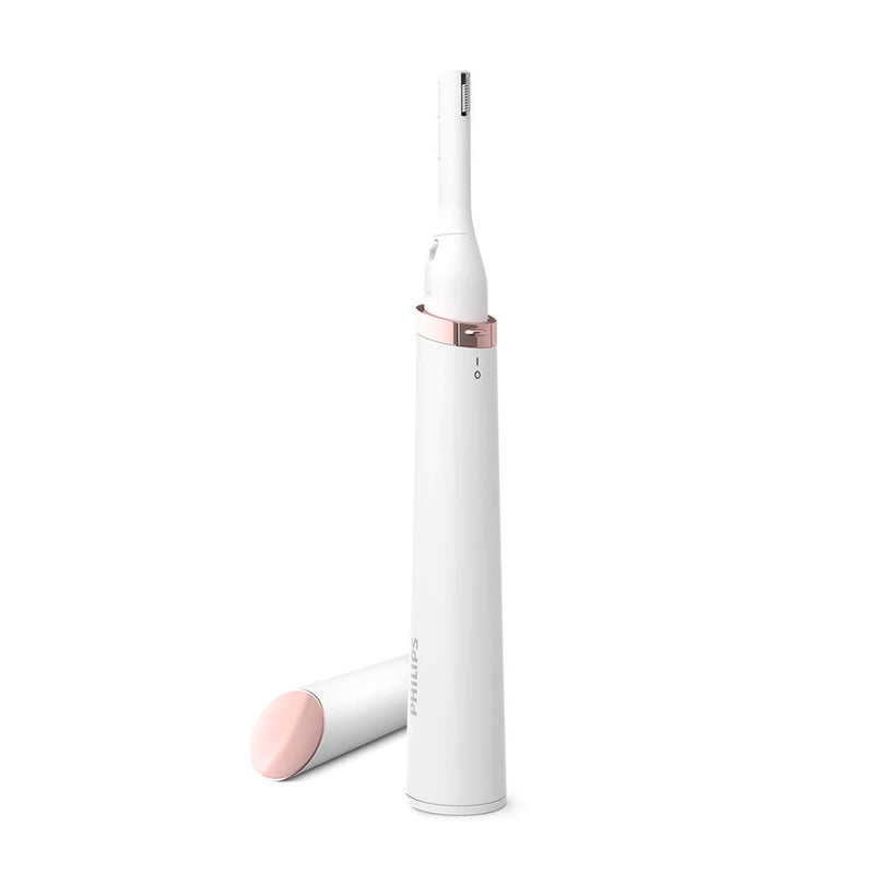 Philips Touch-Up HP6388 body trimmer with precision attachments, compact design, and ergonomic handle for easy grooming.