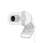 Bhagwati Logitech Brio 100 Full HD webcam showing a sleek, compact design with adjustable lens and built-in microphone.