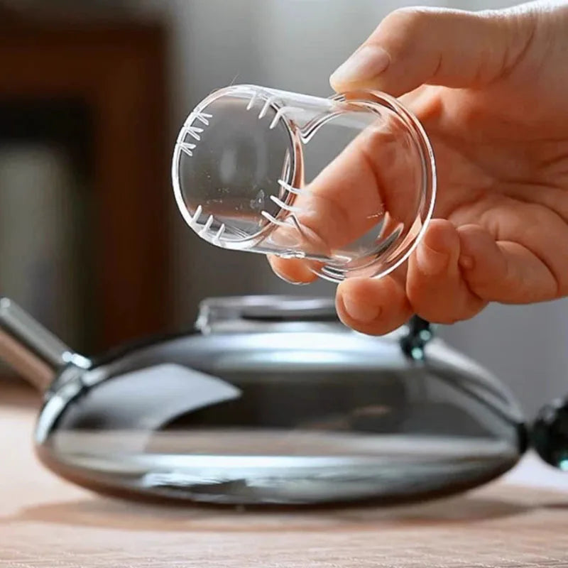 Borosilicate Glass Kettle with Smart Electric Heating Base - Bhagwati