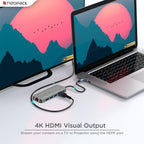 NEOPACK 6 IN 1 USB C HUB MULTIPORT ADAPTER