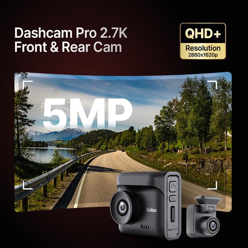 QUBO CAR DASH CAMERA PRO 3K FROM HERO GROUP