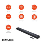 JBL CINEMA SB510, DOLBY AUDIO SOUNDBAR WITH BUILT-IN SUBWOOFER, 3.1 CHANNEL,