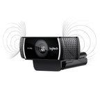 LOGITECH C922 PRO STREAM WEBCAM, HD 1080P/30FPS OR HD 720P/60FPS