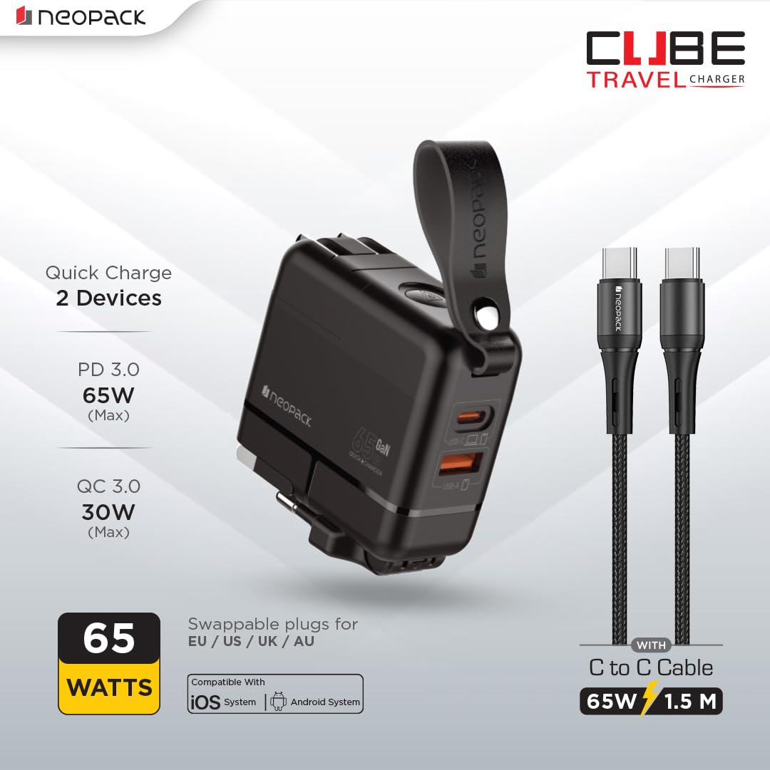 Neopack Cube Travel Charger 65W