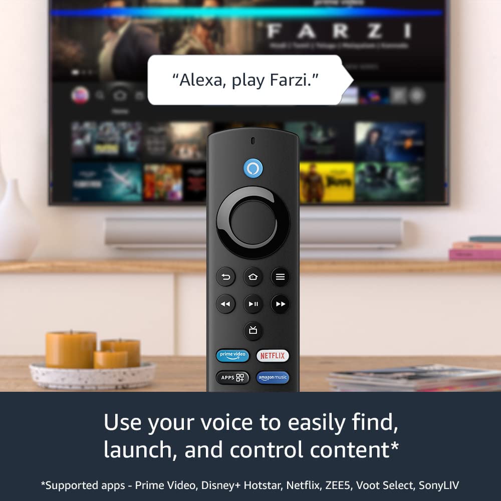 AMAZON FIRE TV STICK LITE WITH ALL-NEW ALEXA VOICE REMOTE LITE (NO TV CONTROLS)