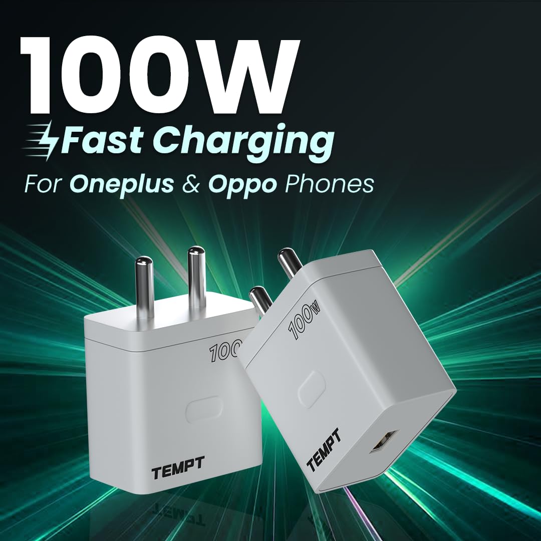 Tempt Bolt 100W Dash2 Charger