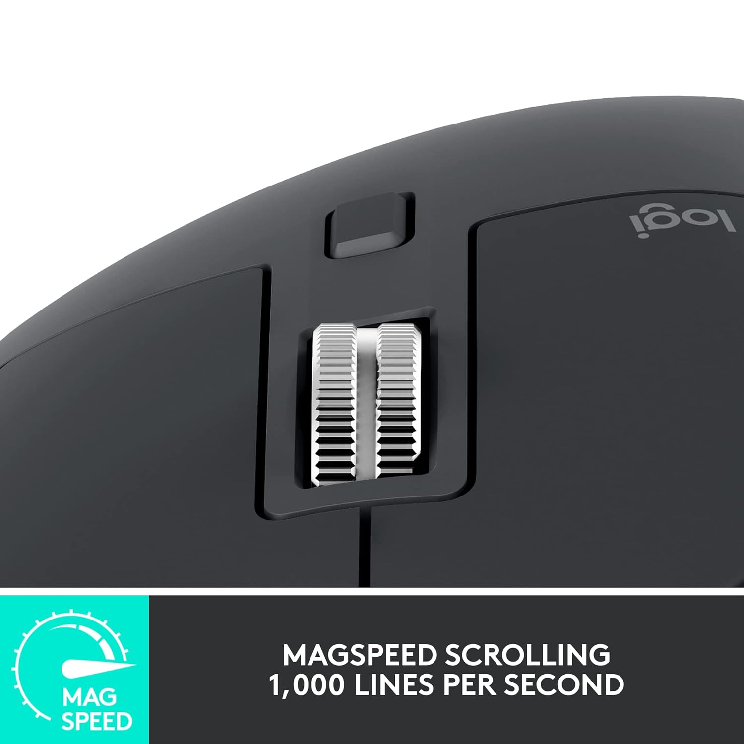 LOGITECH MX MASTER 3S - WIRELESS PERFORMANCE MOUSE WITH ULTRA-FAST SCROLLING