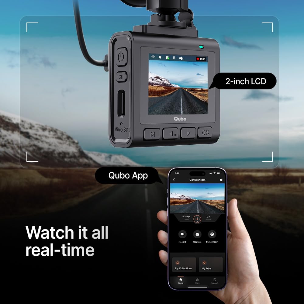 QUBO CAR DASH CAMERA PRO 3K FROM HERO GROUP