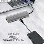 NEOPACK 6 IN 1 USB C HUB MULTIPORT ADAPTER