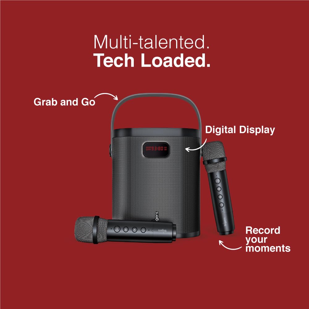 FINGERS 2MIC-GROOVEBOX PORTABLE SPEAKER