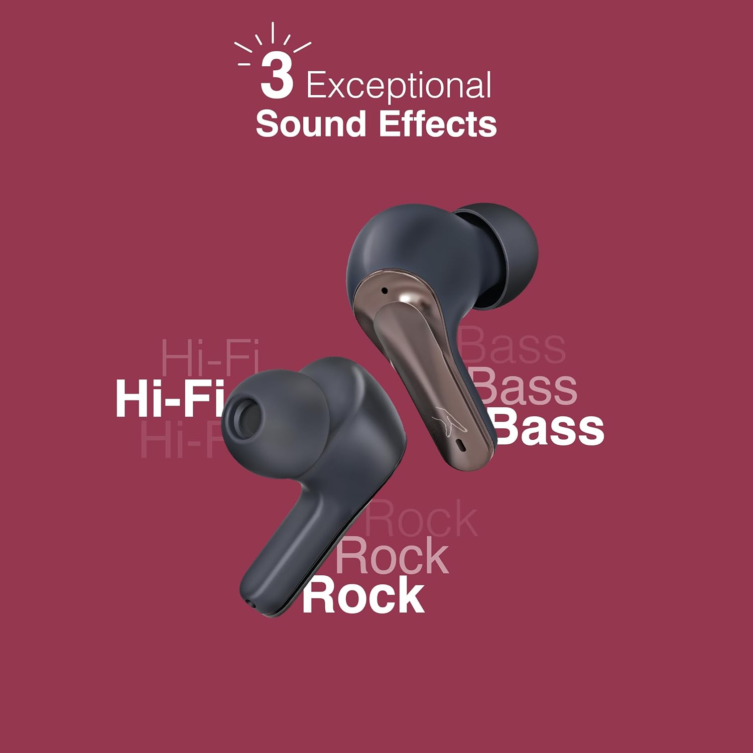 FINGERS ANC-PARADISE TWS EARBUDS (GunMetal)