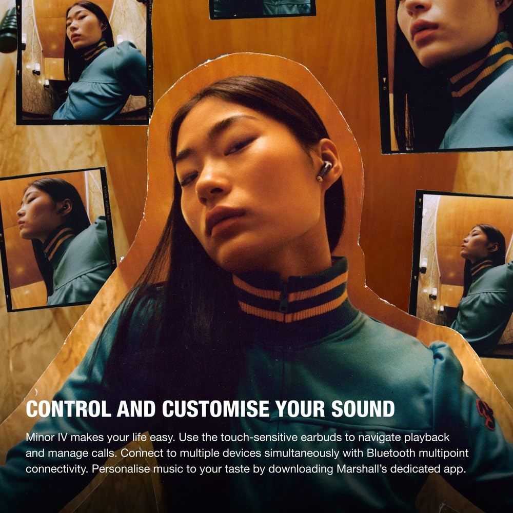MARSHALL MINOR IV WIRELESS IN EAR EARBUDS WITH 30+ HOURS OF PLAYTIME