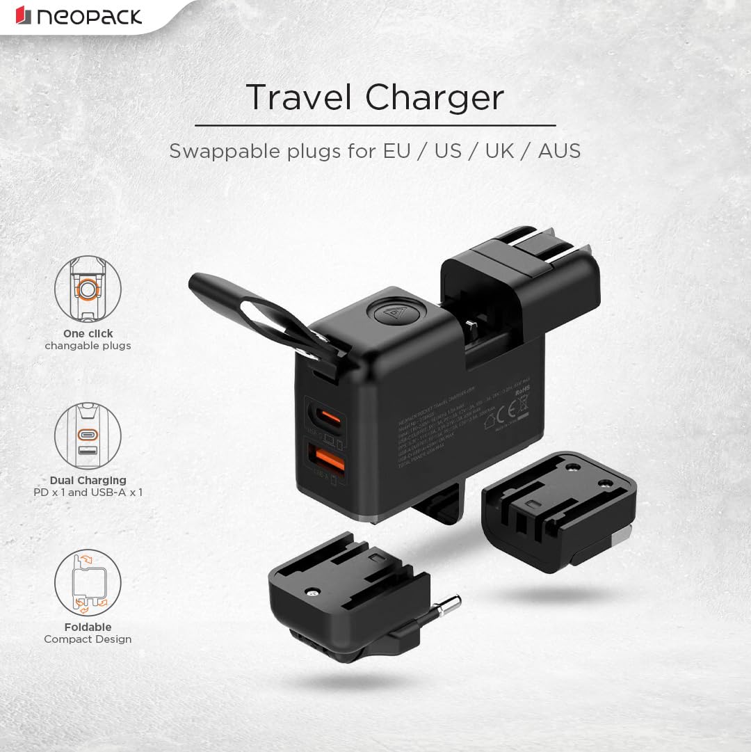 Neopack Cube Travel Charger 65W