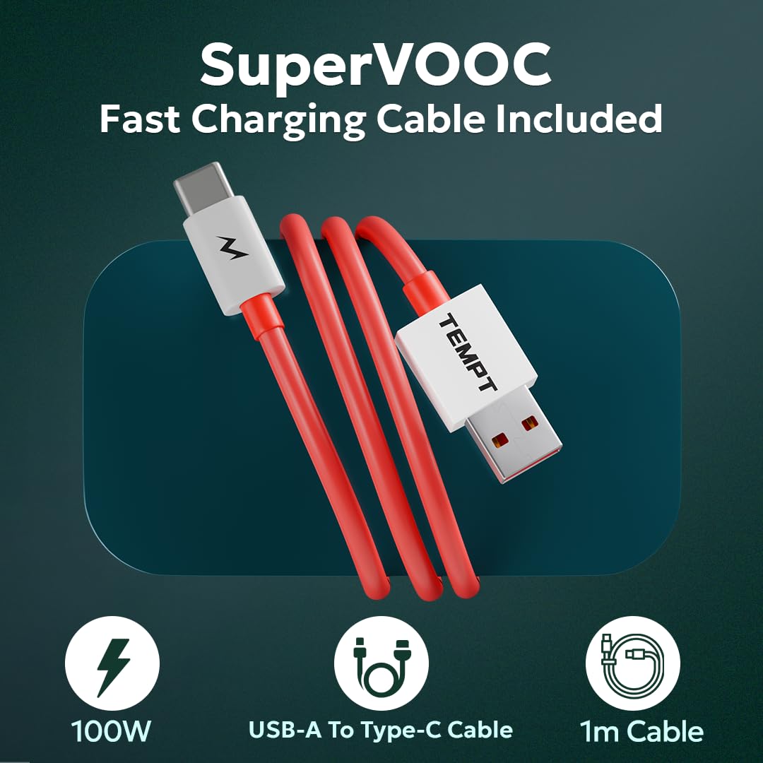 Tempt Bolt 100W Dash2 Charger