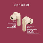 FINGERS ANC-PARADISE TWS EARBUDS (Rediant Beige)