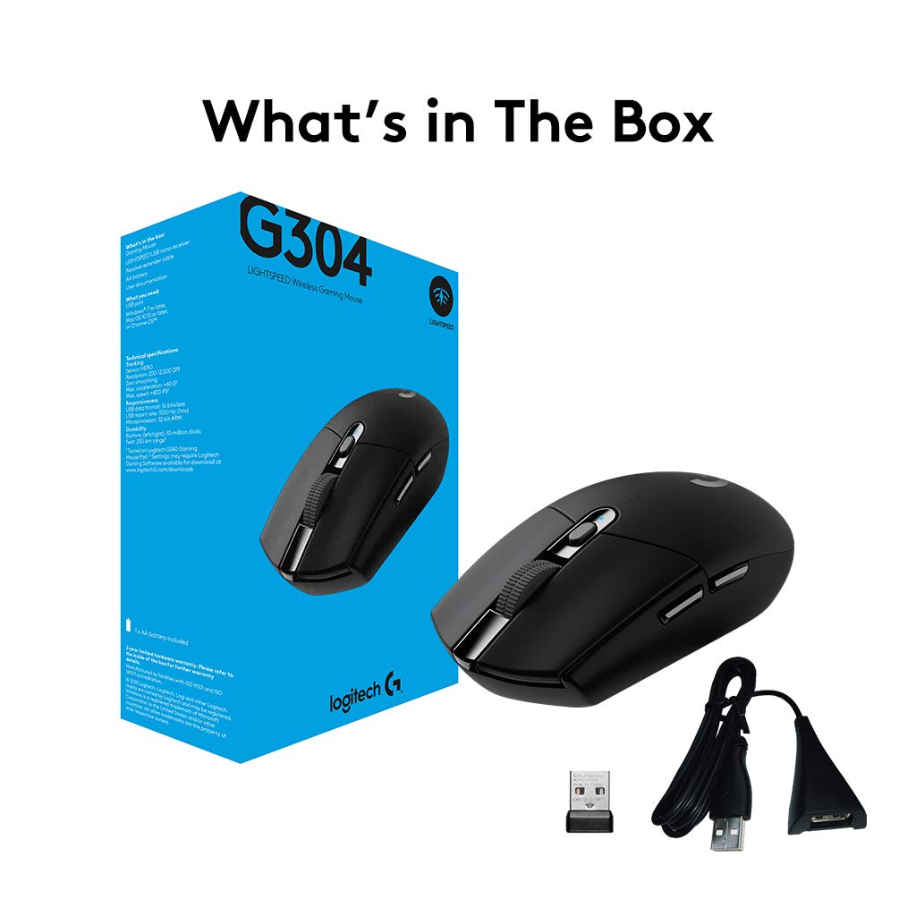 LOGITECH G304 LIGHTSPEED WIRELESS GAMING MOUSE