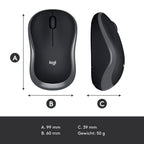 LOGITECH M185 WIRELESS USB MOUSE