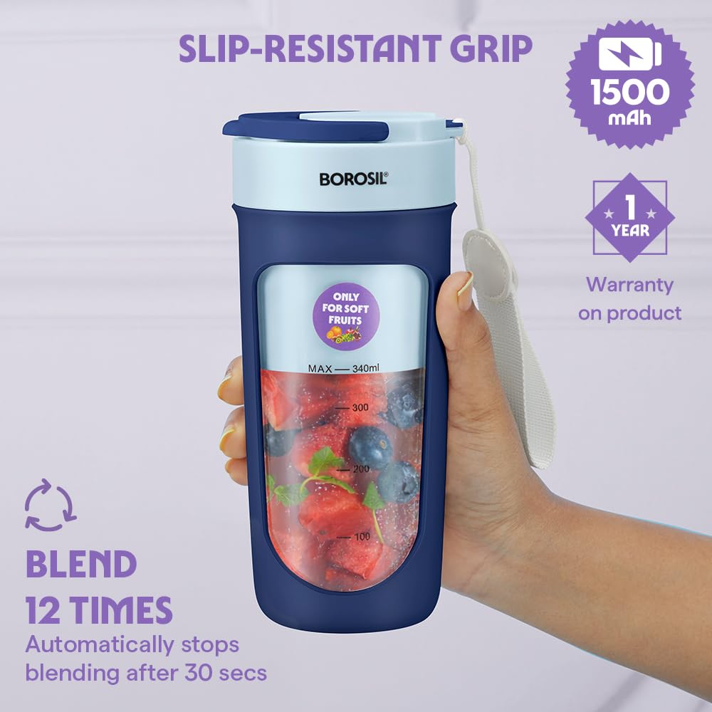 Borosil NutriSip Portable Blender