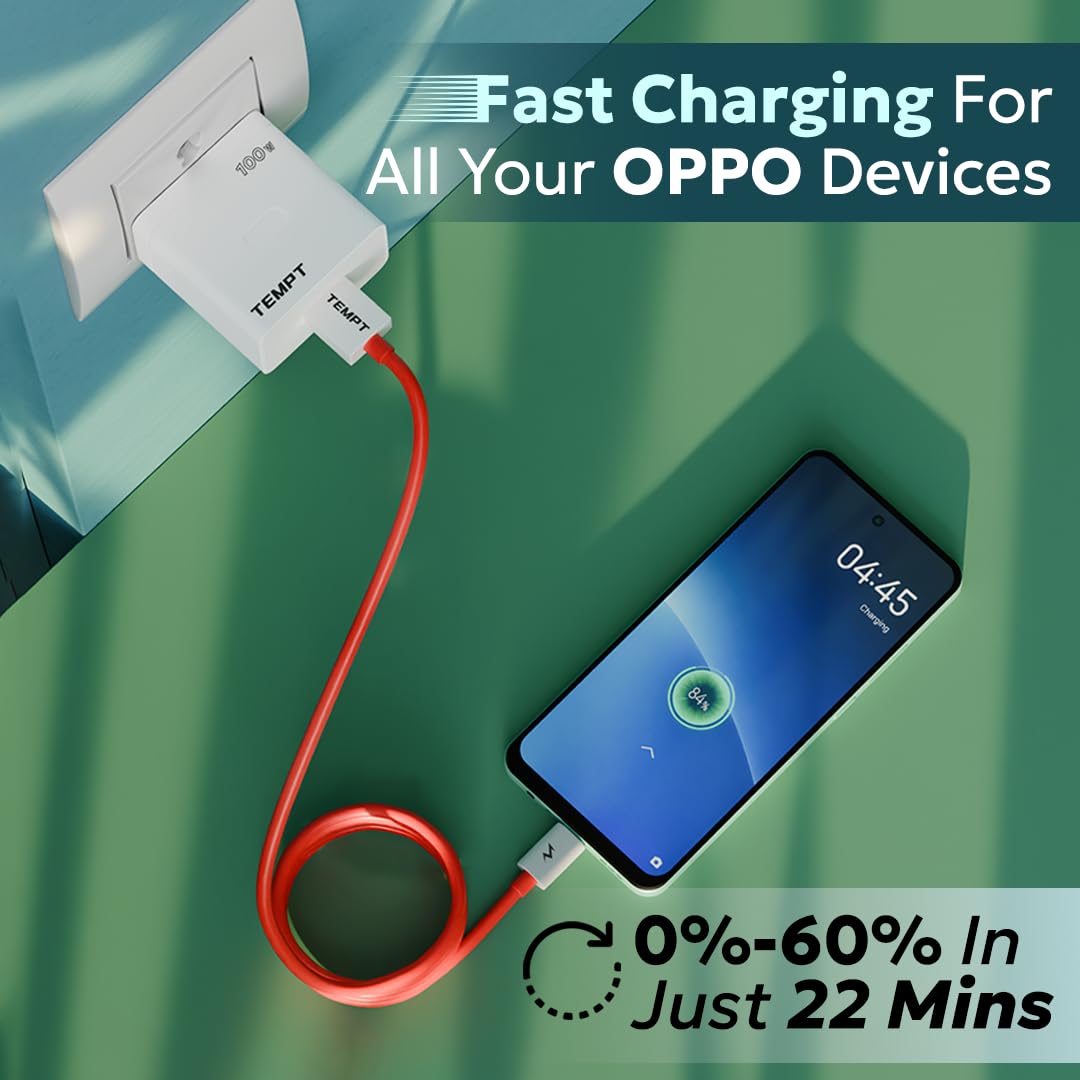 Tempt Bolt 100W Dash2 Charger