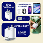 Tempt Bolt 30W PD+PPS Fast Charger