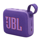 Bhagwati JBL GO 4 wireless portable Bluetooth speaker in black, compact design with built-in control buttons and speaker grille