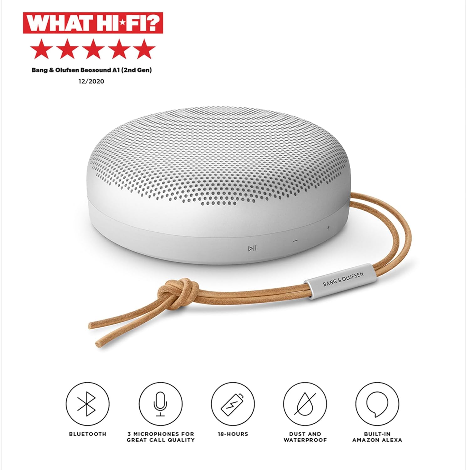 BANG & OLUFSEN BEOSOUND A1 2ND GEN PORTABLE WIRELESS BLUETOOTH SPEAKER