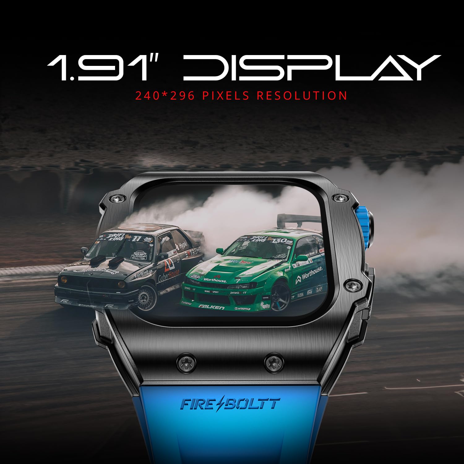 FIRE-BOLTT ASPHALT NEWLY LAUNCHED RACING EDITION SMART WATCH 1.91” FULL TOUCH SCREEN