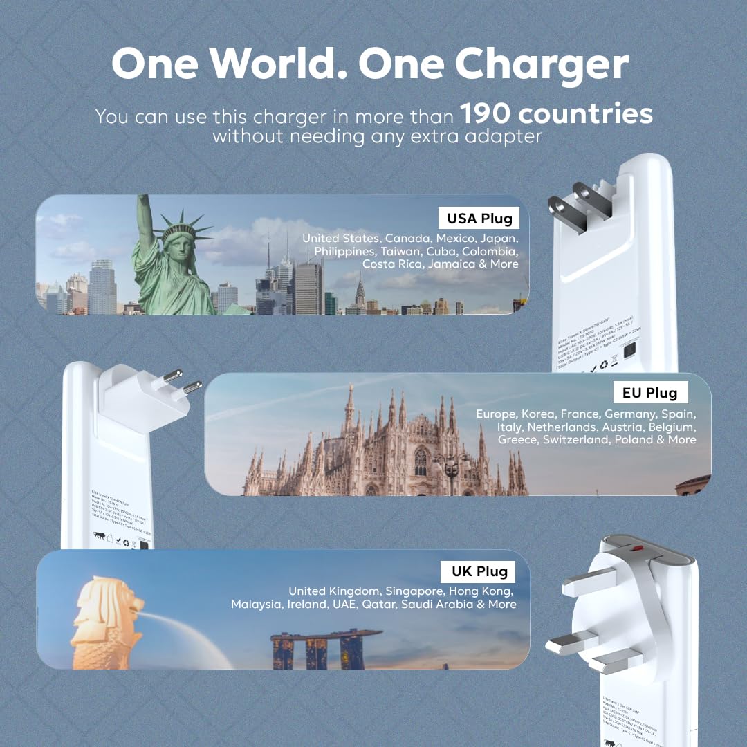 TEMPT 67W UNIVERSAL TRAVEL CHARGER