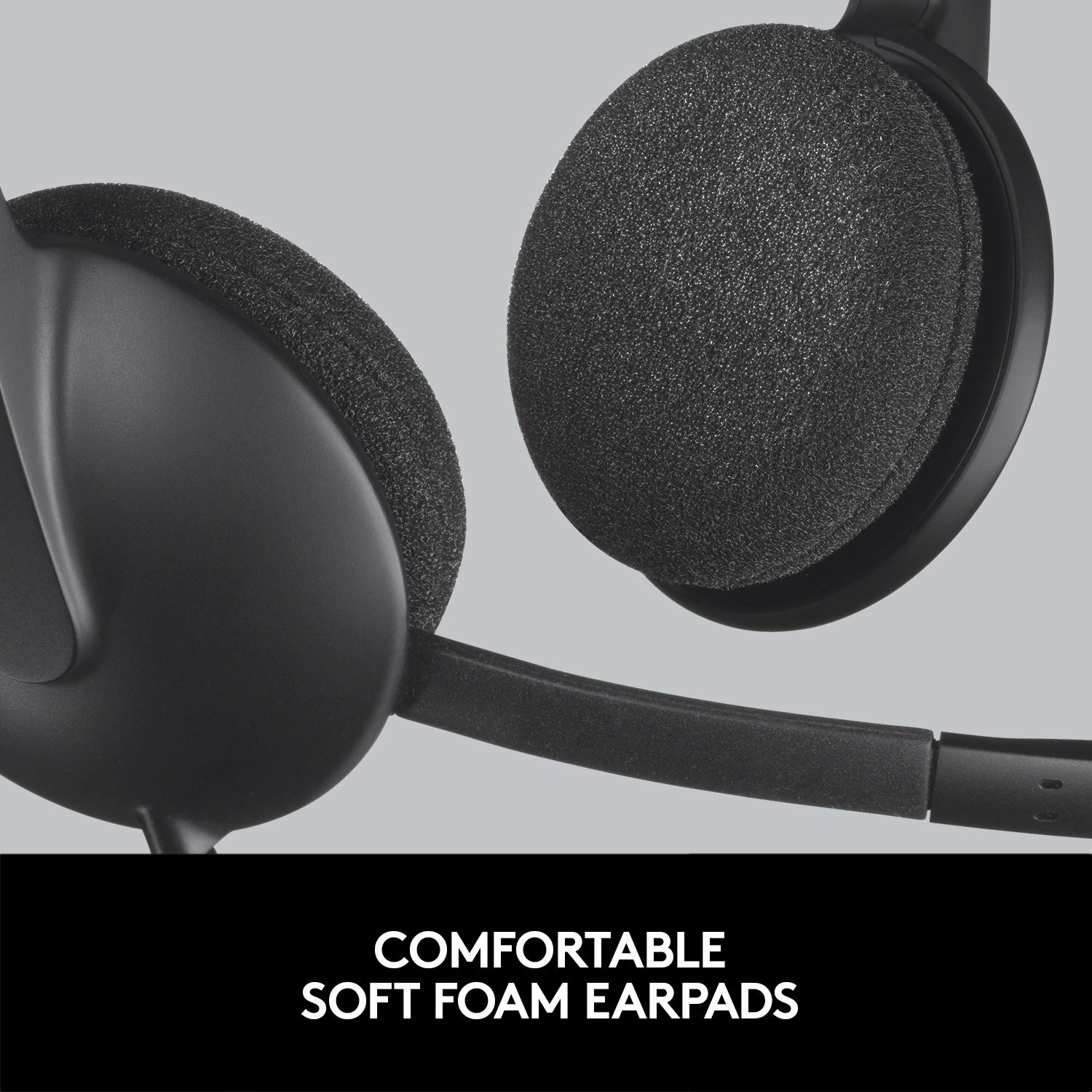 LOGITECH H340 STEREO WIRED OVER EAR HEADPHONES WITH MIC