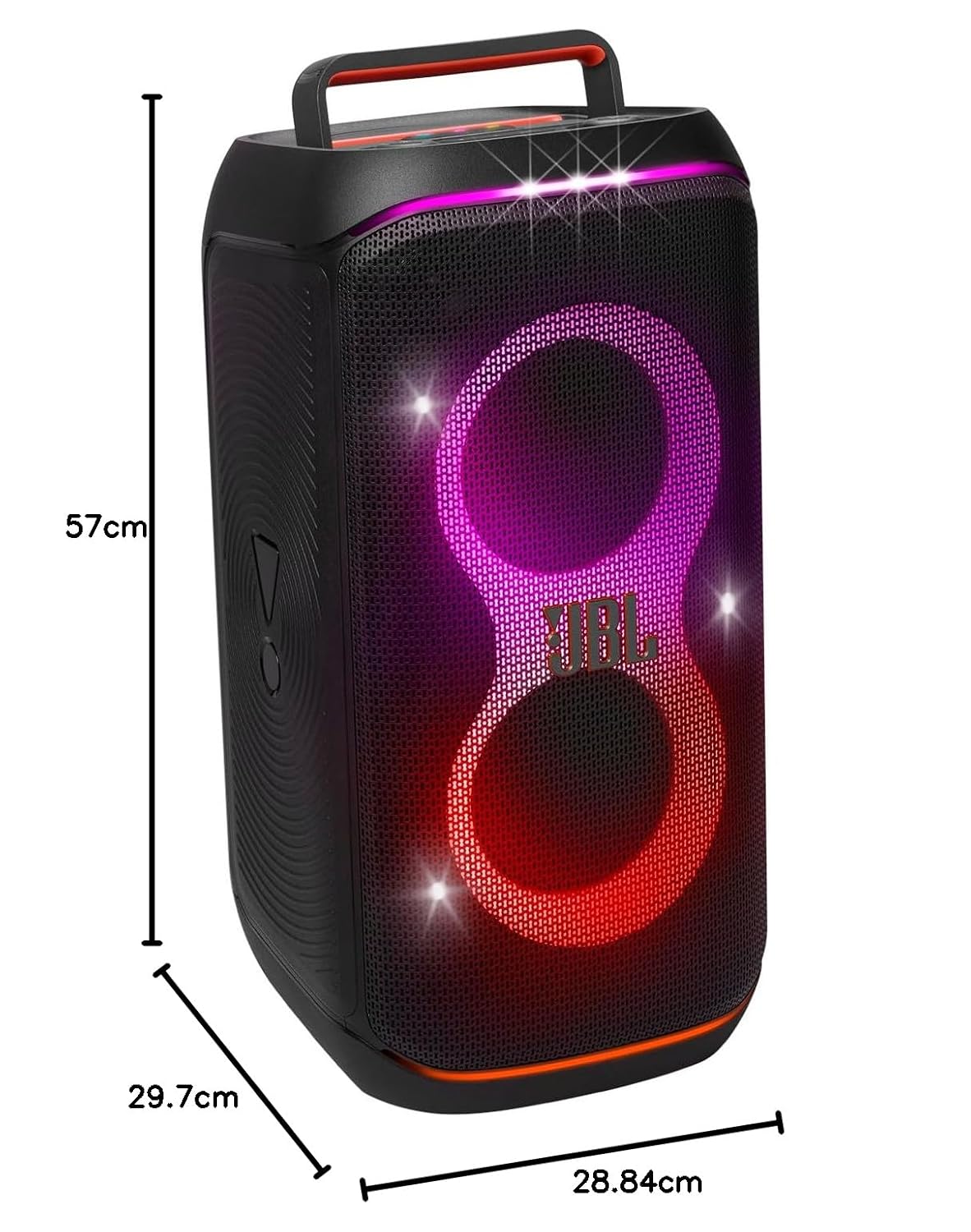 JBL PARTYBOX 120 WIRELESS BLUETOOTH 160W PARTY SPEAKER, AI SOUND BOOST, FUTURISTIC LIGHT SHOW,