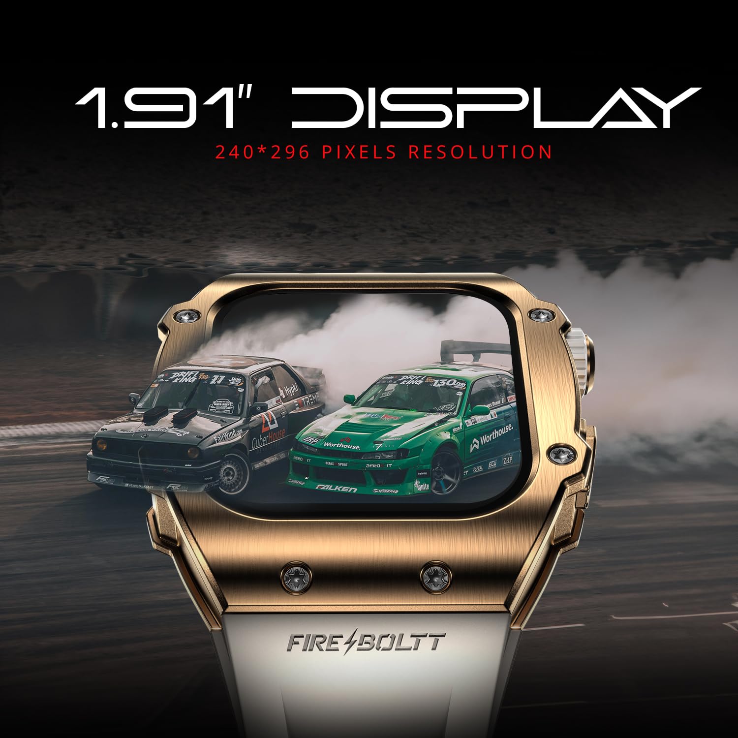FIRE-BOLTT ASPHALT NEWLY LAUNCHED RACING EDITION SMART WATCH 1.91” FULL TOUCH SCREEN