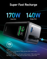 Anker Prime 27,650mAh 250W 3-Port Power Bank - Bhagwati