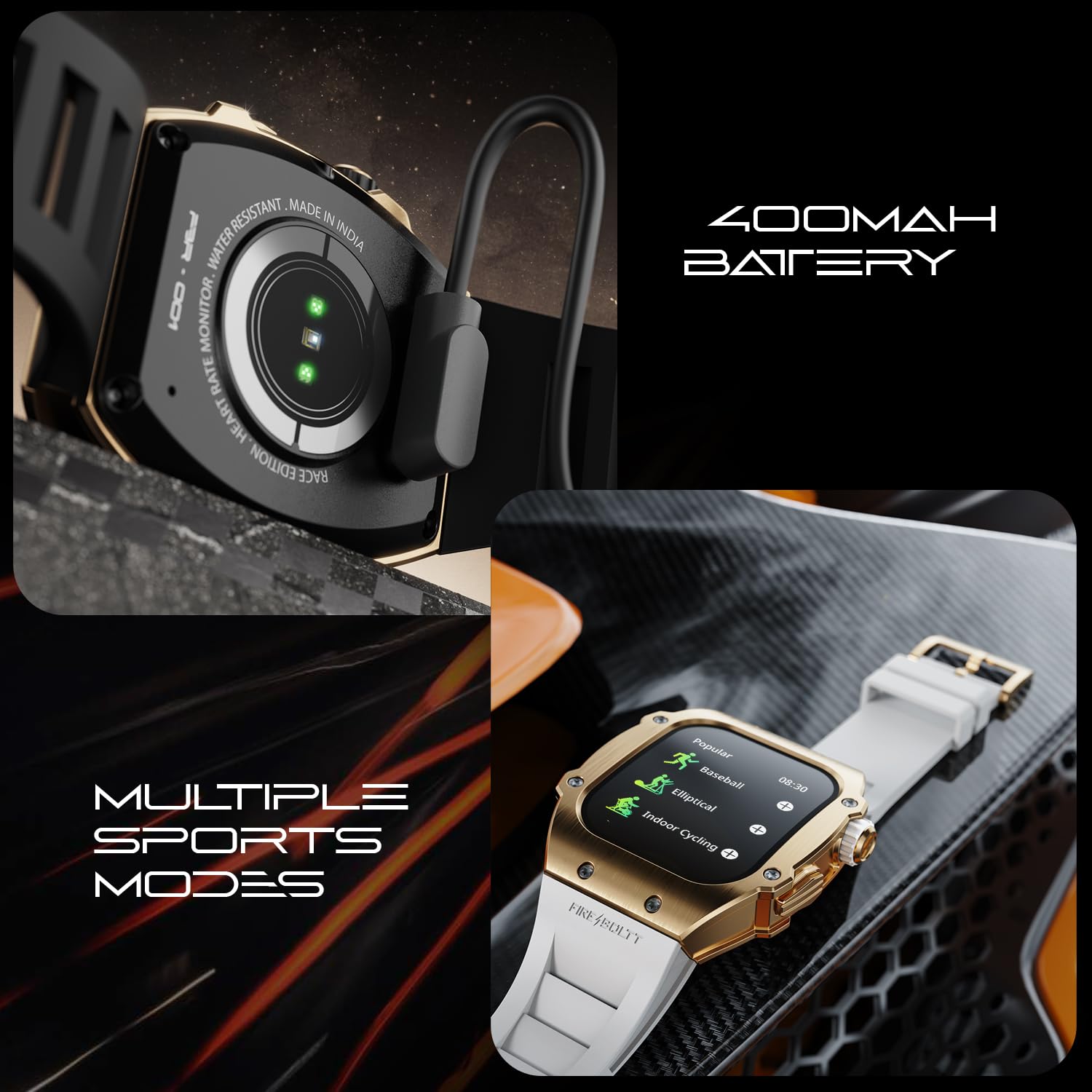 FIRE-BOLTT ASPHALT NEWLY LAUNCHED RACING EDITION SMART WATCH 1.91” FULL TOUCH SCREEN