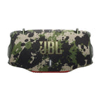 Bhagwati JBL XTREME 4 portable Bluetooth speaker shown with rugged design and control buttons on top.