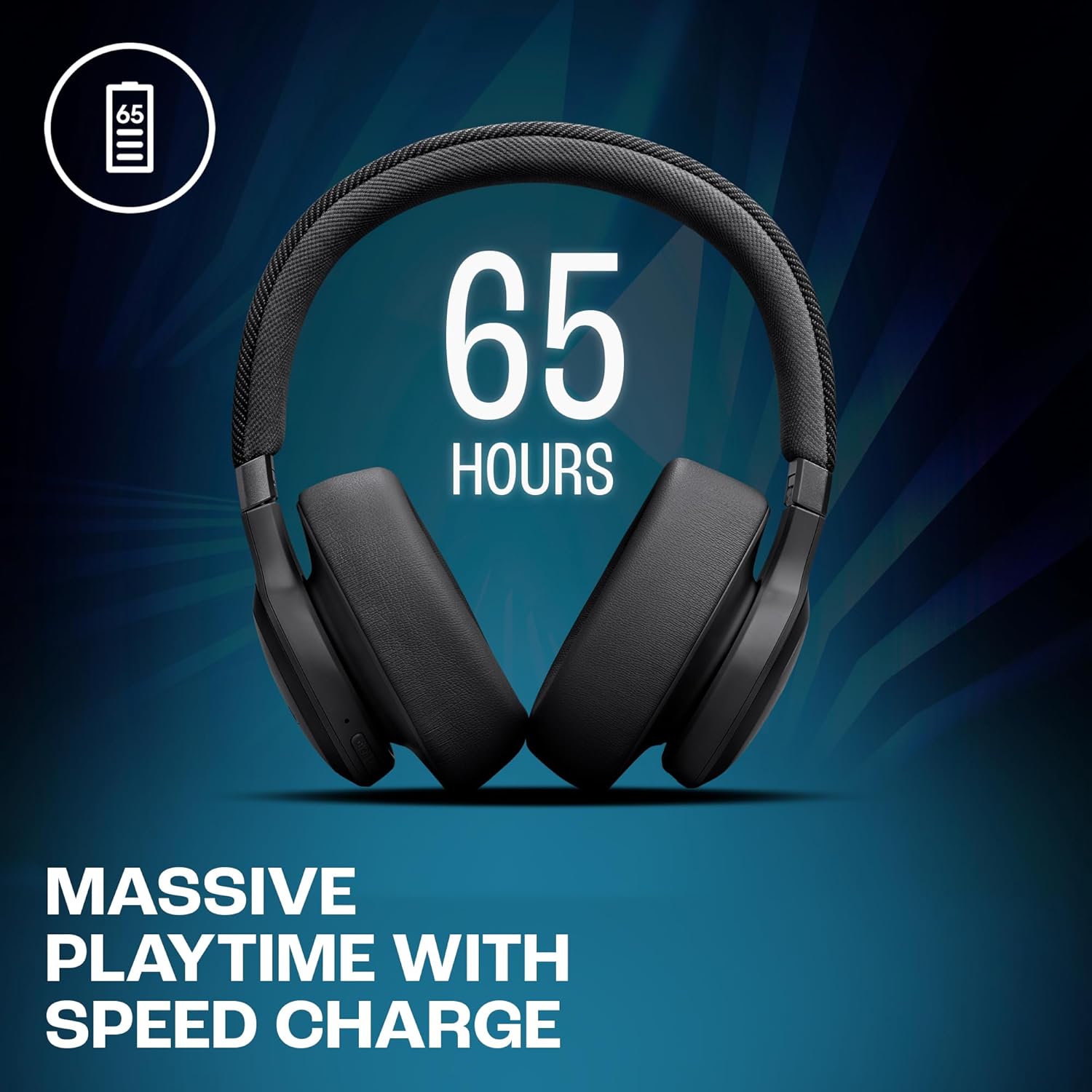 JBL LIVE 770NC TRUE ADAPTIVE NOISE CANCELLATION HEADPHONES